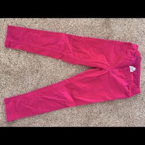 Girls Lands End - pink corduroys!